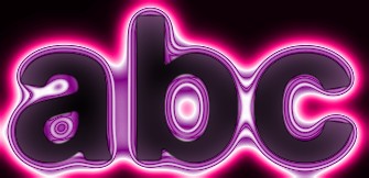 Pink Light and Glow Text Effect 9