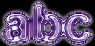 Purple Light and Glow Text Effect 10