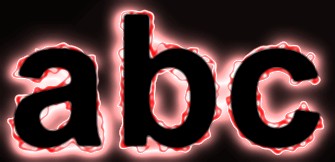 Red Light and Glow Text Effect 10