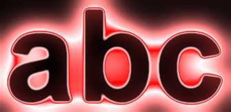 Red Light and Glow Text Effect 12