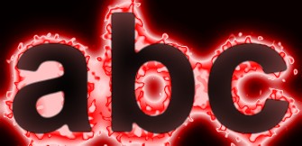 Red Light and Glow Text Effect 14
