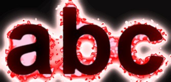 Red Light and Glow Text Effect 18