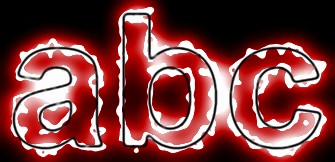 Red Light and Glow Text Effect 4