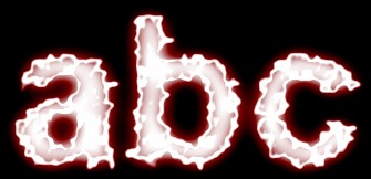 Red Light and Glow Text Effect 5