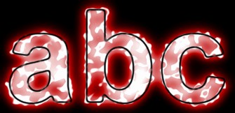 Red Light and Glow Text Effect 6