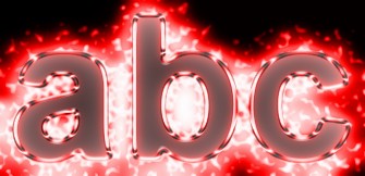 Red Light and Glow Text Effect 7