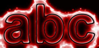 Red Light and Glow Text Effect 8