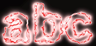 Red Light and Glow Text Effect 9