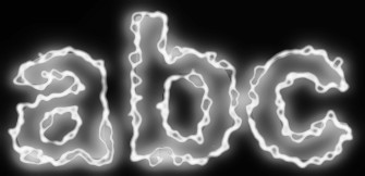 White Light and Glow Text Effect 10