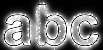White Light and Glow Text Effect 1
