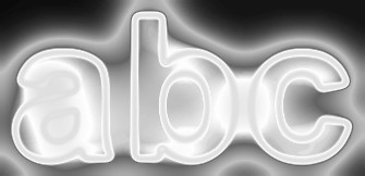 White Light and Glow Text Effect 2