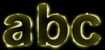 Yellow Light and Glow Text Effect 13
