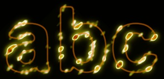 Yellow Light and Glow Text Effect 15