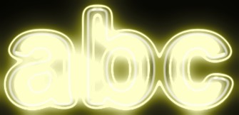 Yellow Light and Glow Text Effect 18