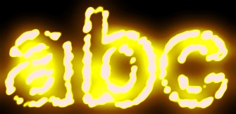 Yellow Light and Glow Text Effect 19