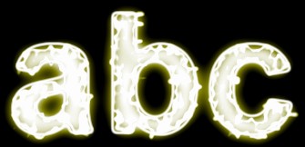 Yellow Light and Glow Text Effect 5