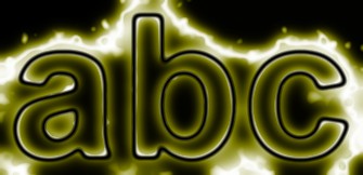 Yellow Light and Glow Text Effect 6
