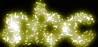 Yellow Light and Glow Text Effect 8