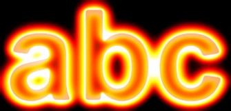 Colorful Light and Glow Text Effect 10