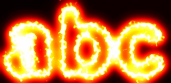 Colorful Light and Glow Text Effect 1