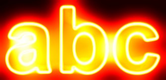Colorful Light and Glow Text Effect 2
