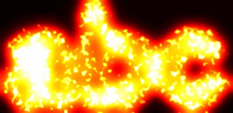 Colorful Light and Glow Text Effect 3