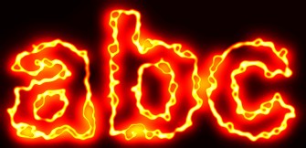 Colorful Light and Glow Text Effect 4