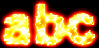 Colorful Light and Glow Text Effect 5