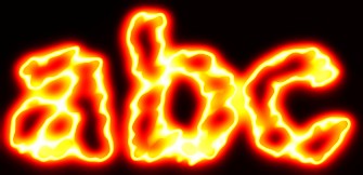 Colorful Light and Glow Text Effect 7