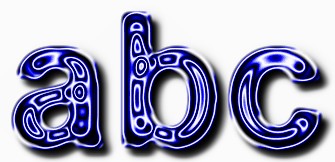 Blue Metallic Text Effect 10