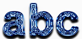 Blue Metallic Text Effect 11