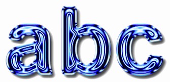 Blue Metallic Text Effect 2