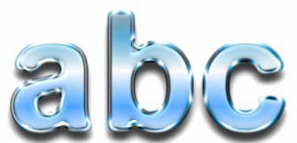 Blue Metallic Text Effect 3