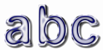 Blue Metallic Text Effect 1
