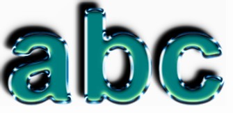 Green Metallic Text Effect 3