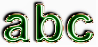 Green Metallic Text Effect 5