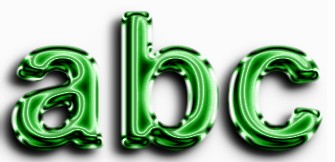 Green Metallic Text Effect 1