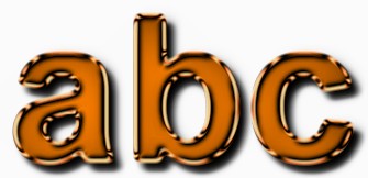 Orange Metallic Text Effect 5