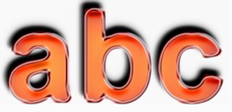 Orange Metallic Text Effect 1
