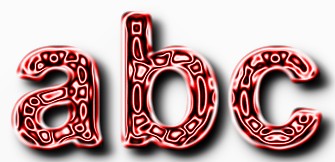 Red Metallic Text Effect 9