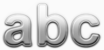 Silver Text Effect 2