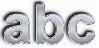 Silver Text Effect 4