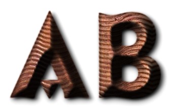 Beveled Copper Text Effect 5