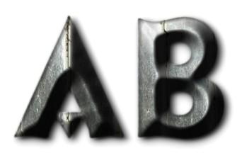 Beveled Metallic Text Effect 38