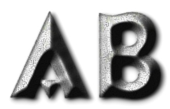 Beveled Silver Text Effect 11