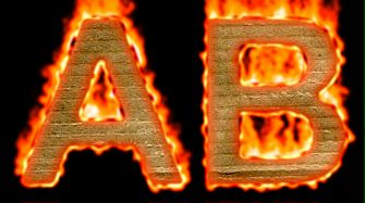 Burning Paper Text Logo Effect 9