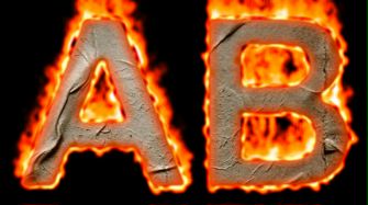Burning Paper Text Logo Effect 15