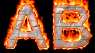 Burning Paper Text Logo Effect 18
