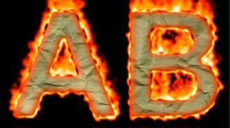 Burning Paper Text Logo Effect 24