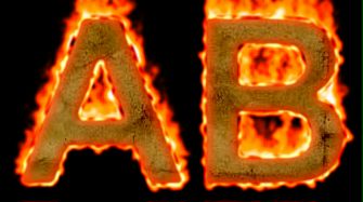 Burning Paper Text Logo Effect 29